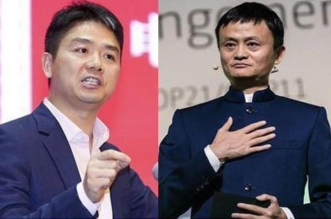 Jack Ma và Lưu Cường Đông (trái) liệu có phải là nạn nhân của cuộc Chiến tranh thương mại Trung - Mỹ ?
