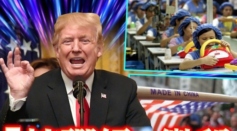 Ông Donald Trump: "Nếu Trung Quốc có hành động trả đũa đối với nông dân và các ngành khác của chúng ta, chúng ta sẽ lập tức tiến hành giai đoạn 3, tức là tăng thuế tiếp đối với 267 tỷ USD hàng hóa nhập của Trung Quốc nữa”. Ông Donald Trump: "Nếu Trung Quốc có hành động trả đũa đối với nông dân và các ngành khác của chúng ta, chúng ta sẽ lập tức tiến hành giai đoạn 3, tức là tăng thuế tiếp đối với 267 tỷ USD hàng hóa nhập của Trung Quốc nữa”.