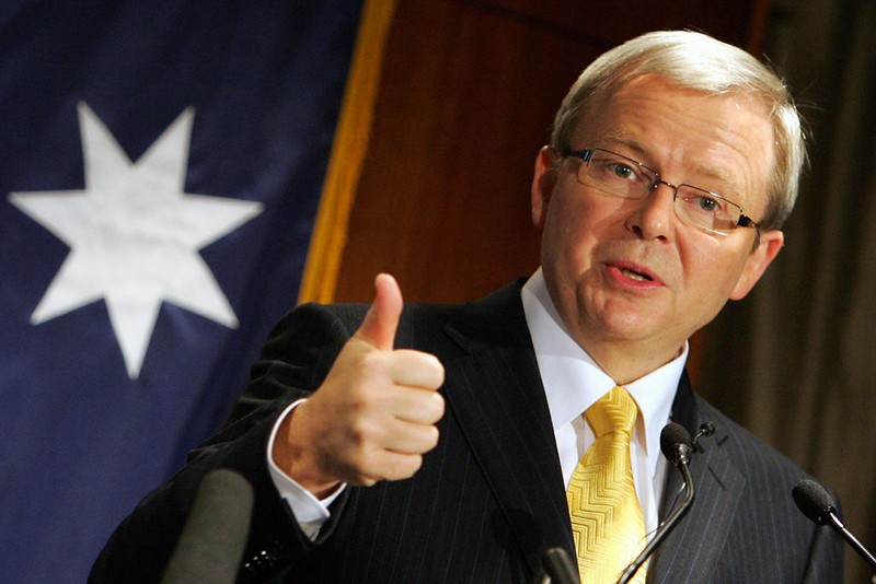 Ông Kevin Rudd nhận định không có khả năng ông Tập Cận Bình chịu khuất phục trước sức ép của Mỹ