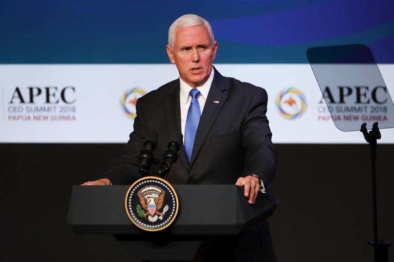 Ông Mike Pence: Mỹ kiên quyết không thay đổi lập trường của mình cho đến khi Trung Quốc thay đổi hành vi của họ.