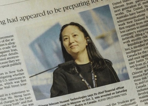 Vụ bà Mạnh Vãn Chu bị Canada bắt giữ trở thành điểm nóng trên báo chí các nước. Vụ bà Mạnh Vãn Chu bị Canada bắt giữ trở thành điểm nóng trên báo chí các nước.