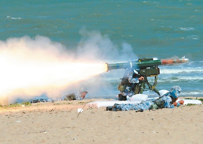 Diễn tập phòng thủ đảo