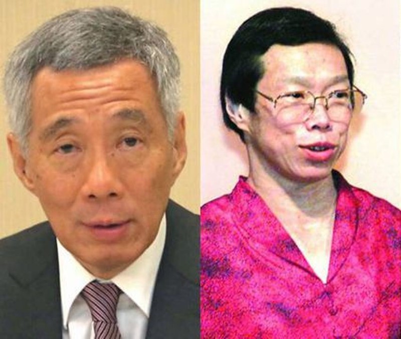 Ông Lý Hiển Long và em gái Lý Vỹ Linh