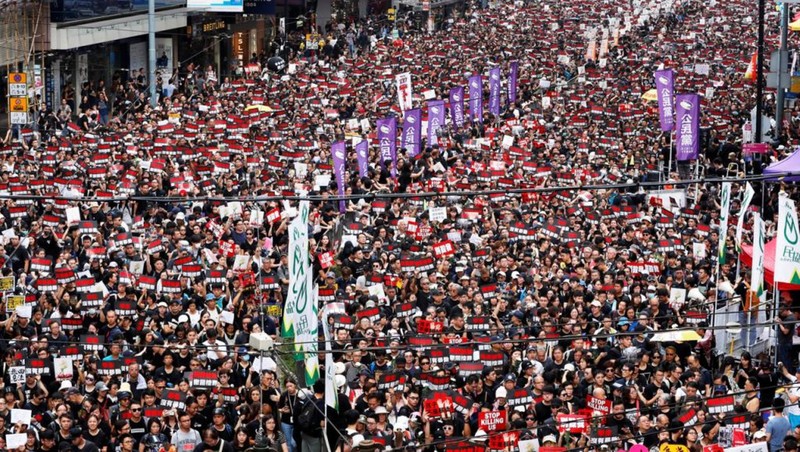 Phong trào biểu tình của dân chúng Hồng Kông chống Luật dẫn độ sửa đổi sẽ được ông Trump đưa ra trong cuộc gặp gỡ với nhà lãnh đạo Trung Quốc Tập Cận Bình