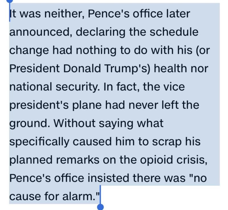 Tuyên bố của Văn phòng Phó Tổng thống Mike Pence về việc ông hủy bỏ kế hoạch tới New Hampshire Tuyên bố của Văn phòng Phó Tổng thống Mike Pence về việc ông hủy bỏ kế hoạch tới New Hampshire
