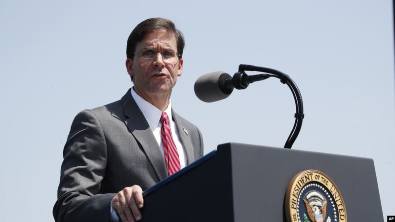 Bộ trưởng Quốc phòng Mỹ Mark Esper tuyên bố sẽ bố trí tên lửa tầm trung ở châu Á khiến Trung Quốc tức tối Bộ trưởng Quốc phòng Mỹ Mark Esper tuyên bố sẽ bố trí tên lửa tầm trung ở châu Á khiến Trung Quốc tức tối