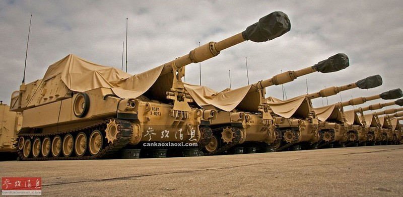 Pháo tự hành M109A6 Paladin hiện có trong biên chế quân đội Mỹ Pháo tự hành M109A6 Paladin hiện có trong biên chế quân đội Mỹ