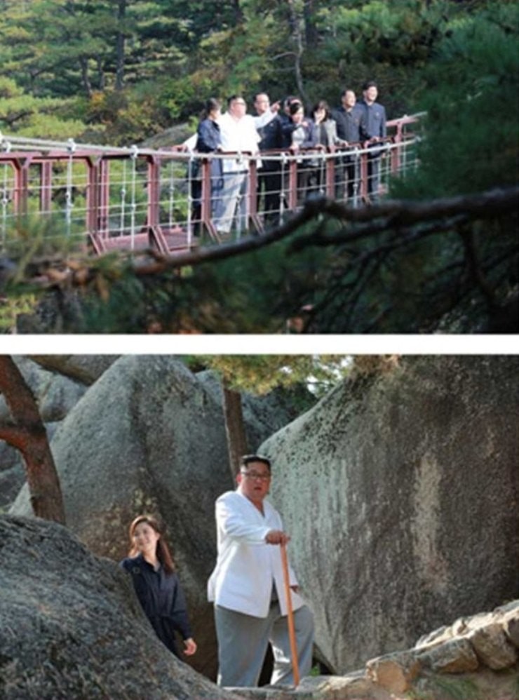Bà Ri Sol-ju lần đầu xuất hiện cùng ông Kim Jong-un tại Khu du lịch núi Kumgang sau 4 tháng ẩn dật