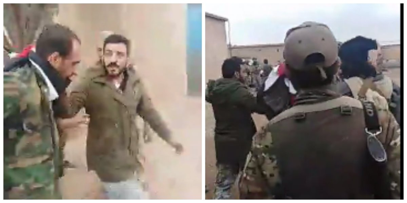 Binh sĩ quân đội chính phủ Syria bị bắt làm tù binh Binh sĩ quân đội chính phủ Syria bị bắt làm tù binh