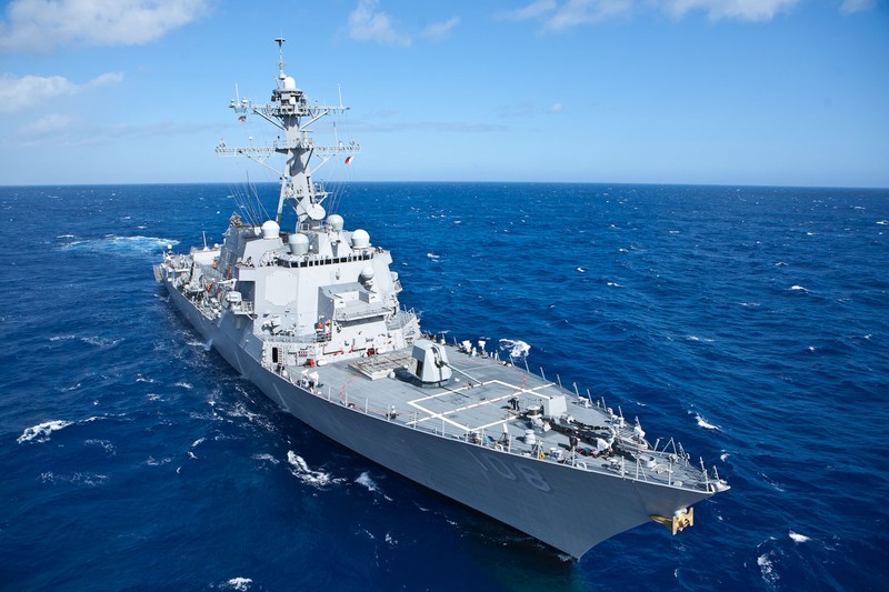 Tàu tuần dương lớp Aegis USS Chancellorsville CG-62 của quân đội Mỹ đã đi qua eo biển Đài Loan vào ngày 12/11, Tàu tuần dương lớp Aegis USS Chancellorsville CG-62 của quân đội Mỹ đã đi qua eo biển Đài Loan vào ngày 12/11,