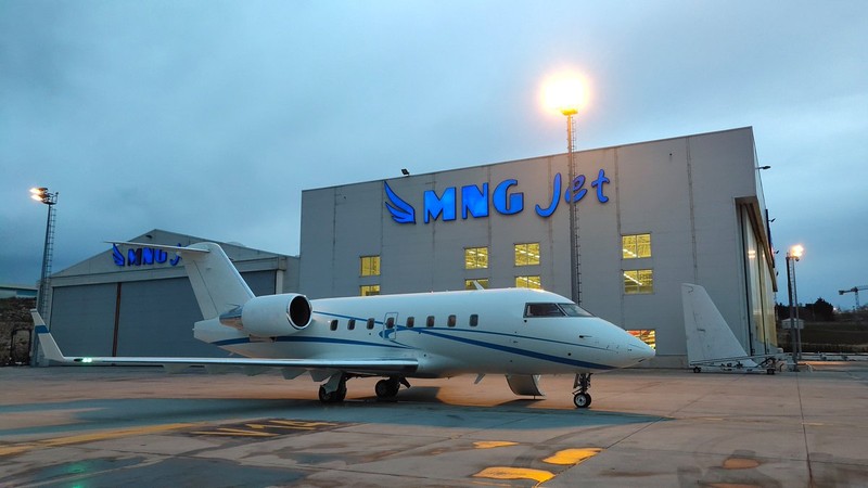 Máy bay của hãng MNG của Thổ Nhĩ Kỳ được cho là đã được sử dụng trong vụ Carlos Ghosn đào thoát. (Ảnh: internet)