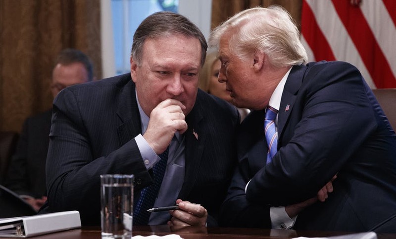 The Washington Post cho rằng Ngoại trưởng Mike Pompeo là người vận động, thúc đẩy ông Trump ra tay sát hại tướng Iran Soleimani. (Ảnh: New York Times).