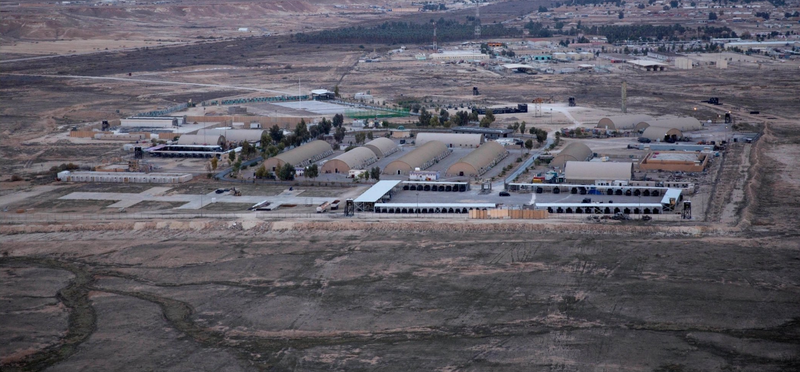 Một phần căn cứ không quân Assad của Mỹ ở Iraq (Ảnh: Guancha) Một phần căn cứ không quân Assad của Mỹ ở Iraq (Ảnh: Guancha)