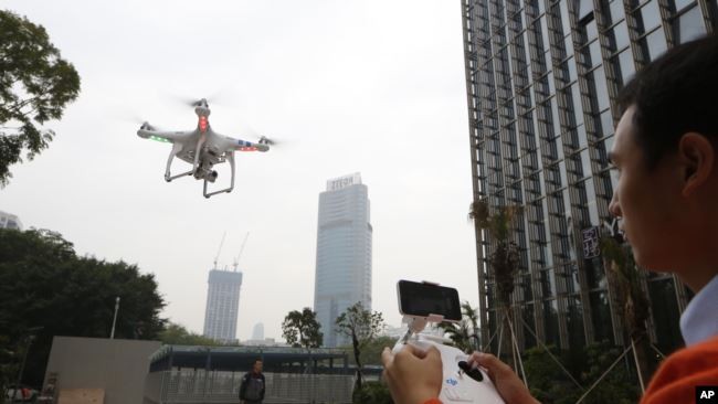 Máy bay không người lái hiện đang được sử dụng rộng rãi trong nhiều lĩnh vực hoạt động ở Mỹ (Ảnh: AP) Máy bay không người lái hiện đang được sử dụng rộng rãi trong nhiều lĩnh vực hoạt động ở Mỹ (Ảnh: AP)