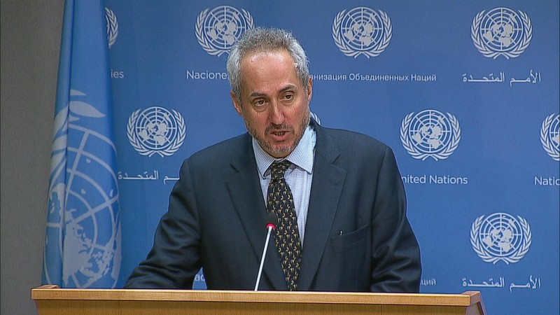 Ông Stephane Dujarric, người phát ngôn của LHQ (Ảnh: UN)