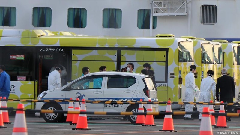 Nhiều hành khách sau khi rời khỏi tàu Diamond Princess đã phát bệnh sau khi trở về nước (Ảnh: Getty).