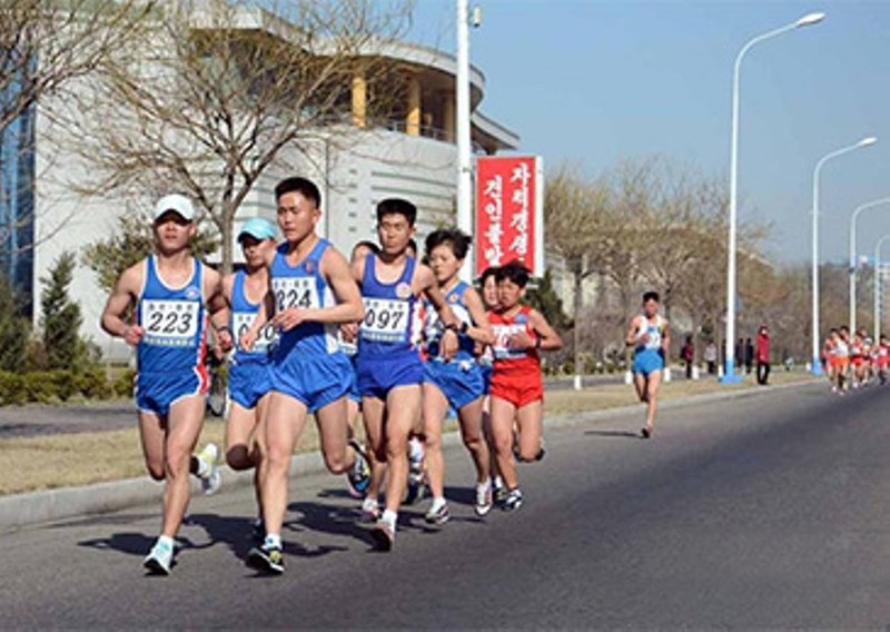 Triều Tiên đã thông báo hủy giải Marathon quốc tế Vạn Cảnh Đài để ngăn ngừa dịch COVID-19 (Ảnh: Guancha)