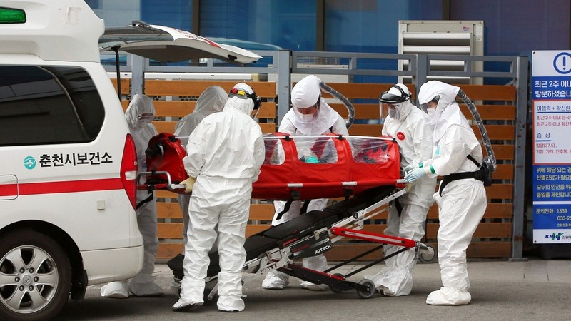 Số người nhiễm COVID-19 vẫn đang tăng rất nhanh ở Hàn Quốc (Ảnh: Yonhap). Số người nhiễm COVID-19 vẫn đang tăng rất nhanh ở Hàn Quốc (Ảnh: Yonhap).