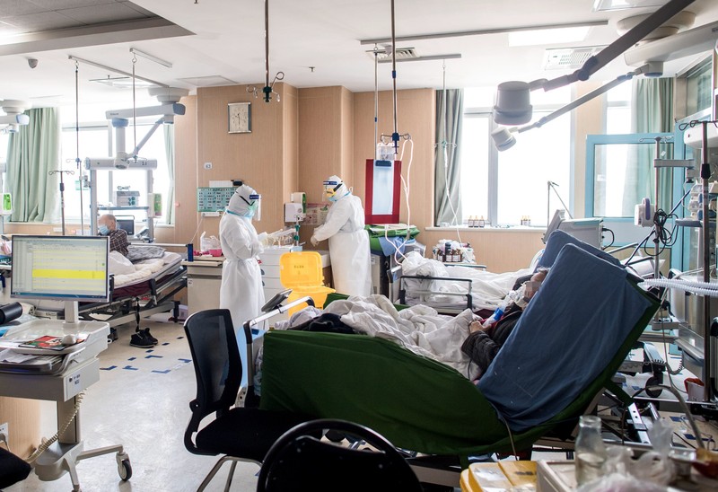 Số bệnh nhân mới giảm. số xuất viện tăng, tình hình dịch bệnh ở Trung Quốc đang chuyển biến theo chiều hướng tốt lên (Ảnh: Tân Hoa xã).