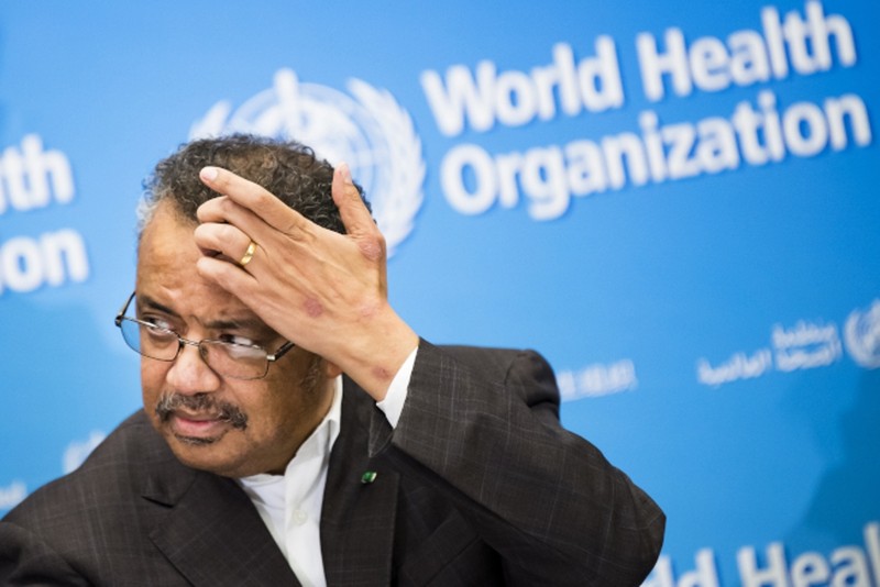 Ông Tedros Adhanom chịu nhiều sự chỉ trích trong vụ dịch bệnh COVID-19 (Ảnh: Apple Daily). Ông Tedros Adhanom chịu nhiều sự chỉ trích trong vụ dịch bệnh COVID-19 (Ảnh: Apple Daily).
