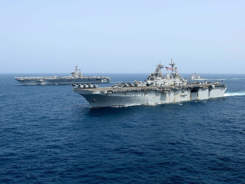 Hiện nay cả 4 tàu sân bay của Hạm đội Thái Bình Dương Mỹ đều đã bị dịch bệnh COVID-19 tấn công (Ảnh: AP).