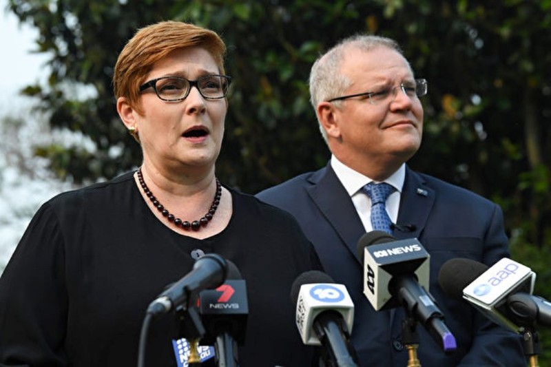 Cả Bộ trưởng Ngoại giao Marise Payne và Thủ tướng Australia Scott Morrison đều mạnh mẽ yêu cầu điều tra Trung Quốc về nguồn gốc dịch bệnh COVID-19 (Ảnh: Getty).