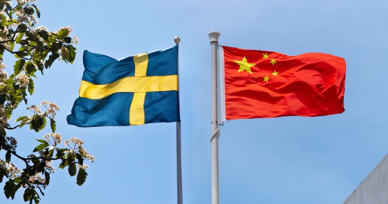 Quan hệ giữa Trung Quốc và Thụy Điển gần đây đã trở nên xấu đi nghiêm trọng (Ảnh: AFP).