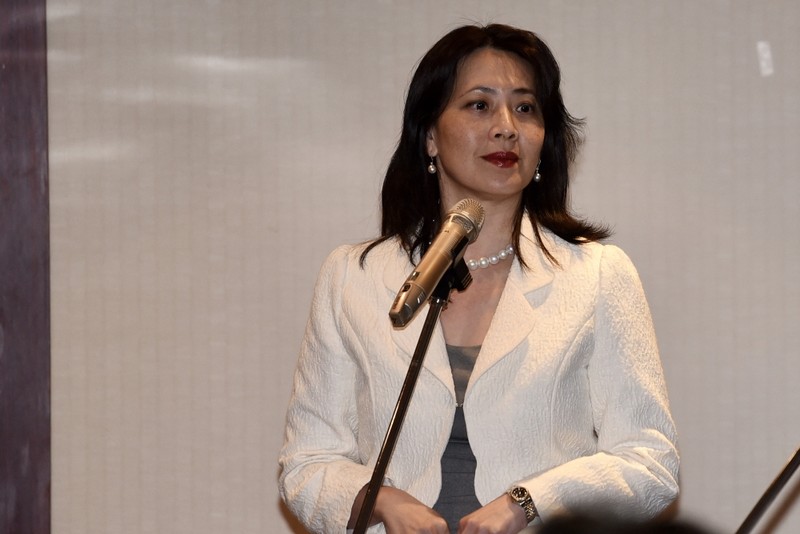 Bà Âu Giang An: "Đài Loan và Trung Quốc không lệ thuộc nhau, chính phủ Trung Quốc đại lục chưa bao giờ cai trị Đài Loan, vì vậy họ không có quyền đại diện cho dân chúng Đài Loan trong các tổ chức quốc tế" (Ảnh: Upmedia).