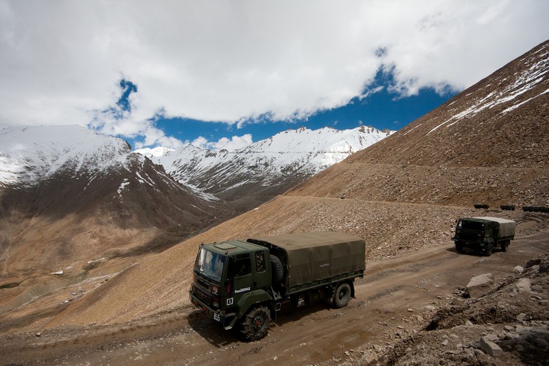 Khu vực tranh chấp ở biên giới Trung - Ấn thường là những vùng núi cao, không có người sinh sống và chưa được phân định (Ảnh: Đa Chiều).
