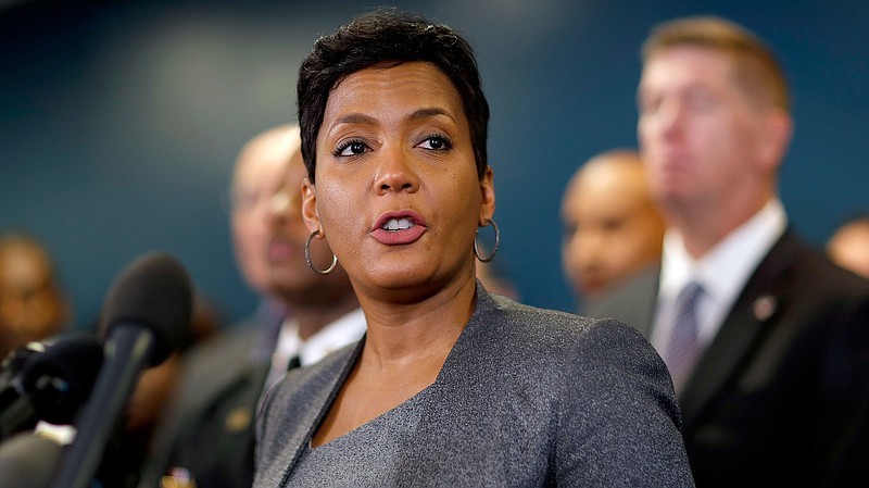 Bà Keisha Lance Bottoms, thị trưởng Atlanta, bang Georgia (Ảnh: AP). Bà Keisha Lance Bottoms, thị trưởng Atlanta, bang Georgia (Ảnh: AP).