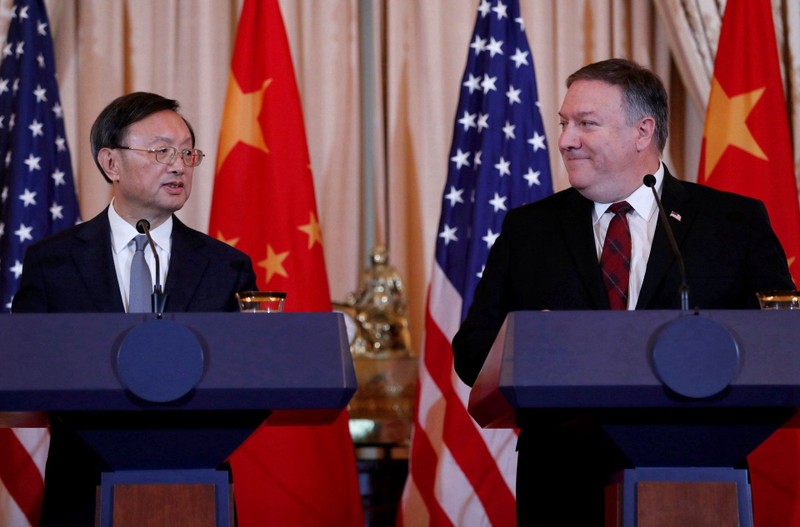 Cuộc gặp Mike Pompeo - Dương Khiết Trì chỉ mang ý nghĩa hai bên duy trì tiếp xúc (Ảnh: Reuters). Cuộc gặp Mike Pompeo - Dương Khiết Trì chỉ mang ý nghĩa hai bên duy trì tiếp xúc (Ảnh: Reuters).