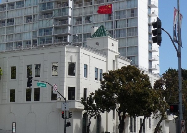 Lãnh sự quán Trung Quốc tại San Francisco có thể là nơi tiếp theo bị đóng cửa trong cuộc chiến ngoại giao Mỹ-Trung lần này (Ảnh: Đông Phương). Lãnh sự quán Trung Quốc tại San Francisco có thể là nơi tiếp theo bị đóng cửa trong cuộc chiến ngoại giao Mỹ-Trung lần này (Ảnh: Đông Phương).