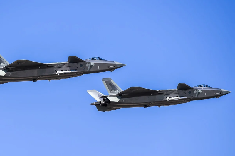 J-20 của Trung Quốc đã được sản xuất hàng loạt (Ảnh: SCMP).