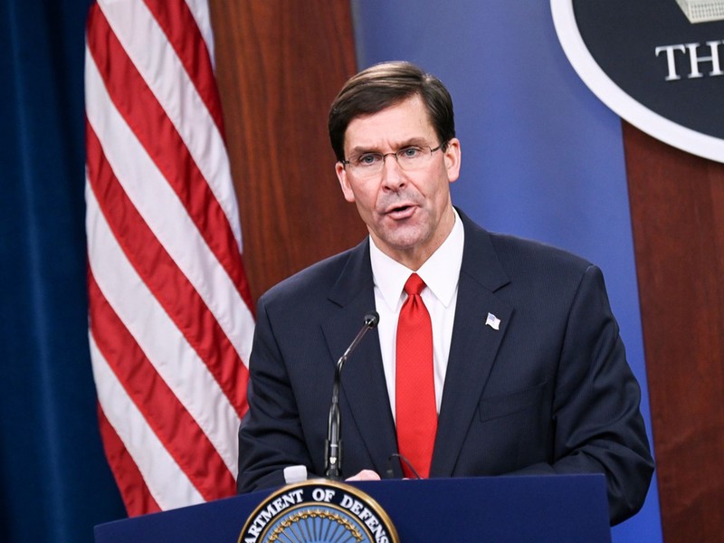 Ông Mark Esper: Lầu Năm Góc đã chuẩn bị sẵn sàng để đối phó PLA (Ảnh: Getty).