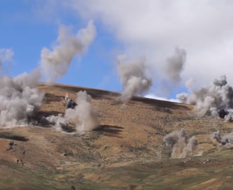 Quân khu Tây Tạng, Trung Quốc tổ chức diễn tập thực binh ở gần biên giới Trung - Ấn (Ảnh: Đa Chiều).