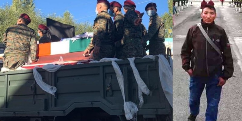 Tenzin Nyim, thành viên lực lượng đặc biệt SFF người Tây Tạng bị tử trận tại khu vực ven hồ Pangong đang tranh chấp (Ảnh: Reuters). Tenzin Nyim, thành viên lực lượng đặc biệt SFF người Tây Tạng bị tử trận tại khu vực ven hồ Pangong đang tranh chấp (Ảnh: Reuters).