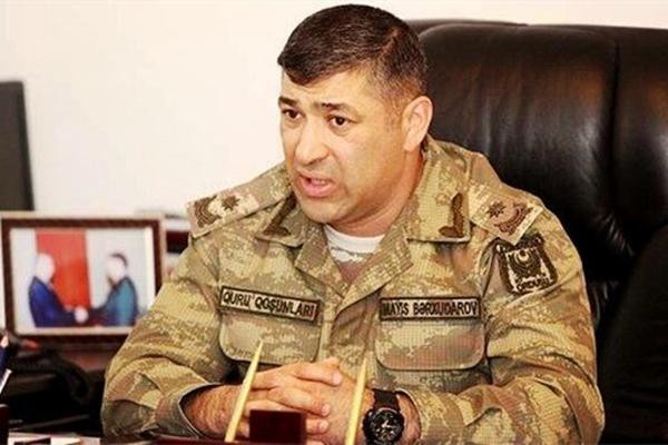 Armenia đã công bố bắt làm tù binh Thiếu tướng quân đội Azerbaijan Maisbaru Hudalov (Ảnh: Sohu).