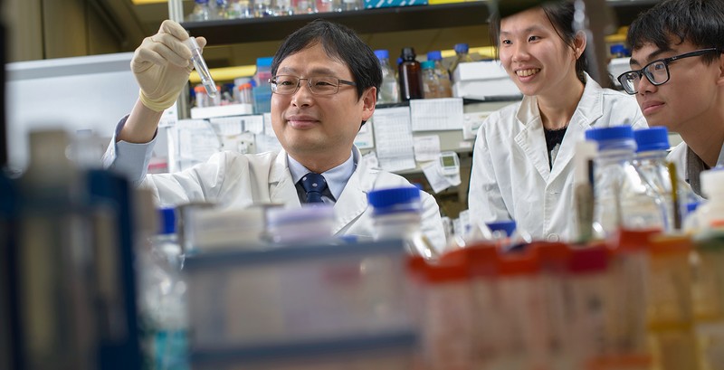 Giáo sư Kim Đông Nhạn (trái) phản đối hoạt động tiêm chủng vaccine SARS-CoV-2 "sử dụng khẩn cấp" hiện nay ở Trung Quốc (Ảnh: croucher.org.hk) Giáo sư Kim Đông Nhạn (trái) phản đối hoạt động tiêm chủng vaccine SARS-CoV-2 "sử dụng khẩn cấp" hiện nay ở Trung Quốc (Ảnh: croucher.org.hk)