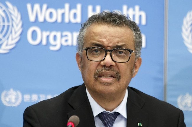 Tổng thư ký Tedros Adhanom bị nhiễm COVID-19 sẽ có thể khiến WHO bị chỉ trích mạnh mẽ vì biện pháp chống dịch (Ảnh: Dongfang).