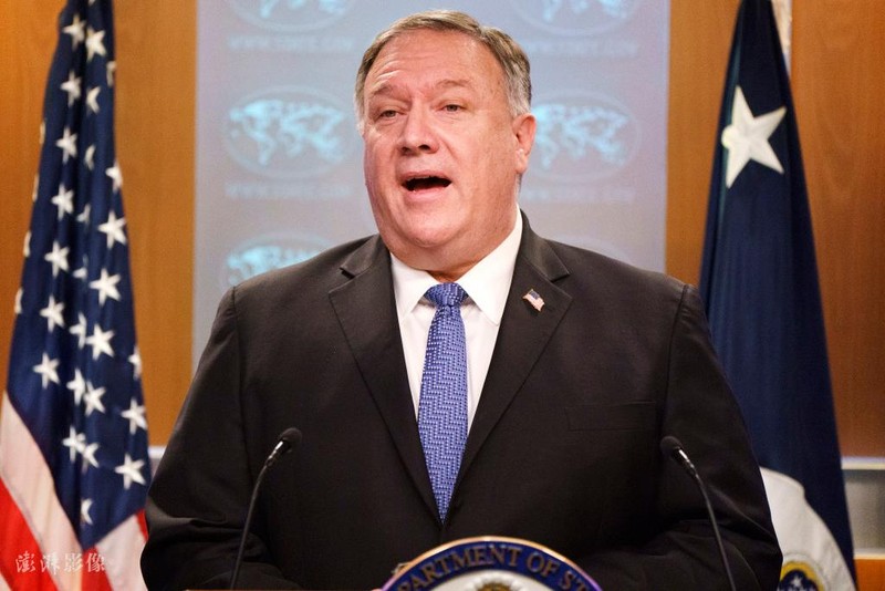 Ngoại trưởng Mỹ Mike Pompeo tuyên bố bãi bỏ mọi hạn chế trong quan hệ Mỹ - Đài Loan khiến Trung Quốc tức giận, đe dọa"dậy cho Đài Loan bài học" (Ảnh: AP).