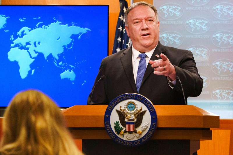 Ông Mike Pompeo trở thành người Mỹ bị căm ghét nhất trên truyền thông Trung Quốc gần đây (Ảnh: AP).