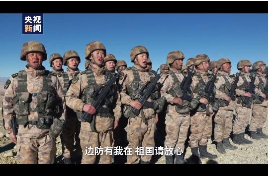 Lính Trung Quốc ở biên giới Trung-Ấn (Ảnh: CCTV). Lính Trung Quốc ở biên giới Trung-Ấn (Ảnh: CCTV).