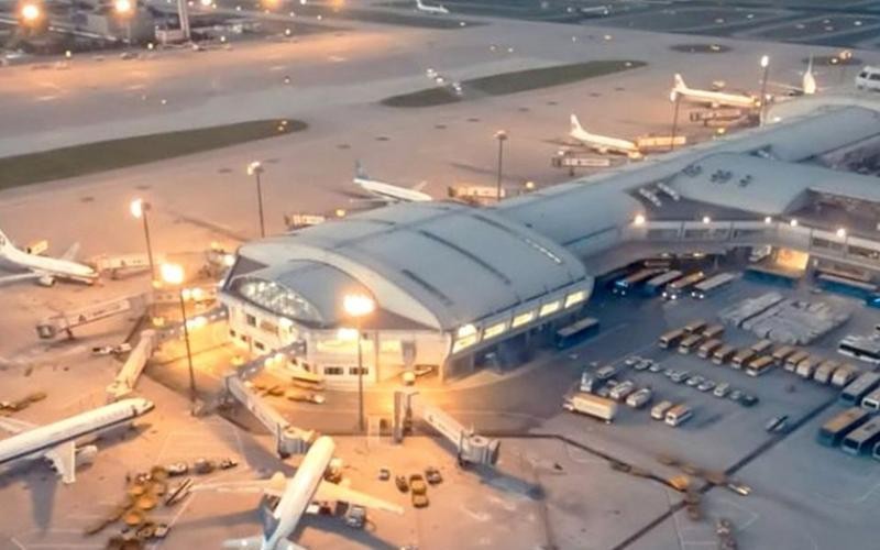 Một phần sân bay sau khi nâng cấp (Ảnh: Lianhe). Một phần sân bay sau khi nâng cấp (Ảnh: Lianhe).