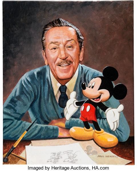 Walt Disney và nhân vật Chuột Mickey nổi tiếng (Ảnh: Comic). Walt Disney và nhân vật Chuột Mickey nổi tiếng (Ảnh: Comic).
