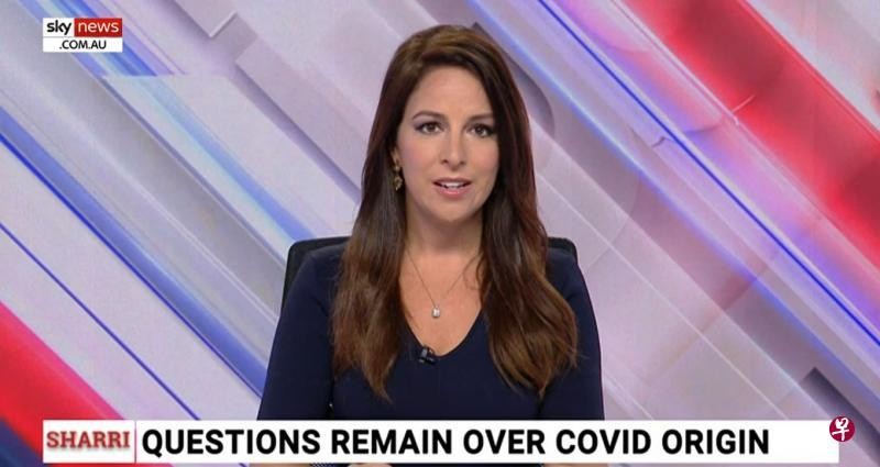 Sharri Markson, người dẫn chương trình đài truyền hình Sky News của Australia (Ảnh: Zaobao).