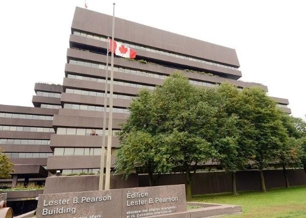 Bộ Các vấn đề Toàn cầu Canada - nơi ra tuyên bố trừng phạt Trung Quốc về vấn đề Tân Cương (Ảnh: Đông Phương). Bộ Các vấn đề Toàn cầu Canada - nơi ra tuyên bố trừng phạt Trung Quốc về vấn đề Tân Cương (Ảnh: Đông Phương).