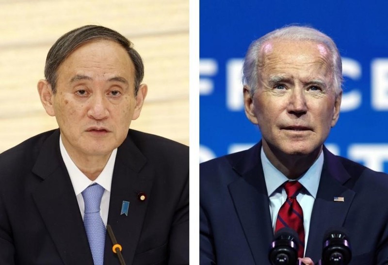 Thủ tướng Nhật Yoshihide Suga sẽ thăm Mỹ từ 8 đến 11/4 và hội đàm với Tổng thống Joe Biden (Ảnh: Sina). Thủ tướng Nhật Yoshihide Suga sẽ thăm Mỹ từ 8 đến 11/4 và hội đàm với Tổng thống Joe Biden (Ảnh: Sina).