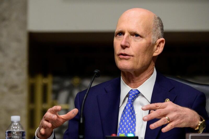 Thượng nghị sĩ Mỹ Rick Scott đi đầu kiến nghị IOC lựa chọn quốc gia khác đăng cai Thế vận hội Mùa đông 2022 thay Trung Quốc (Ảnh: Lianhezaobao)