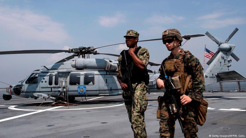 Hiệp nghị VFA tạo cơ sở cho việc quân đội Mỹ đến Philippines (Ảnh: AFP).