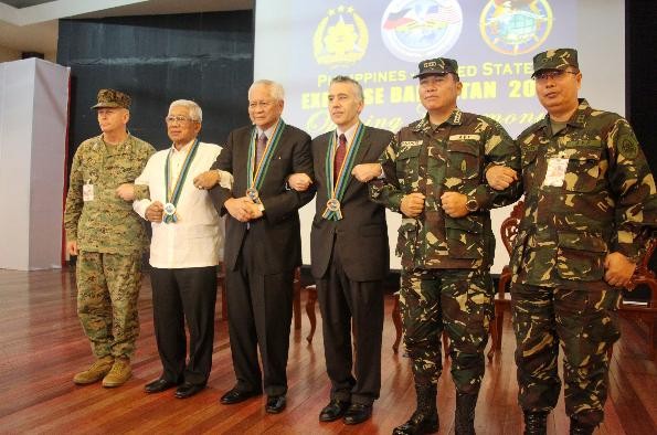 Ngày 12/4, quân đội Mỹ và Philippines bắt đầu nối lại cuộc diễn tập quân sự thường niên Balikatan đã bị gián đoạn năm 2020 (Ảnh: Sohu).